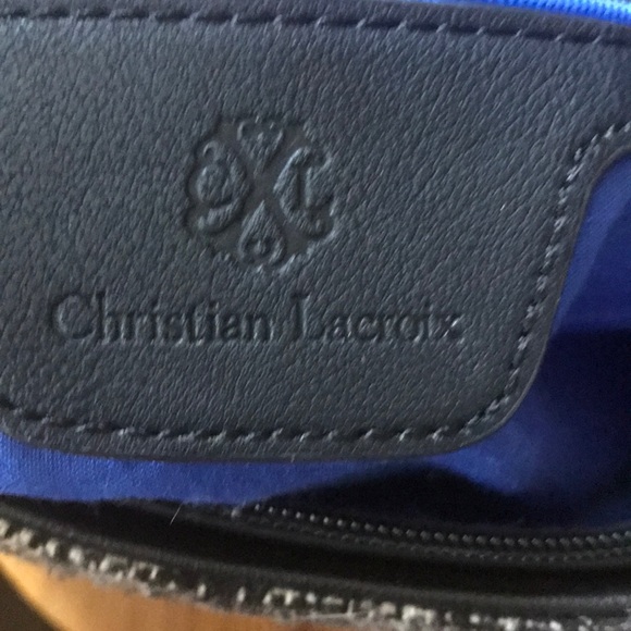 Christian Lacroix Plaid Tote w/Crossbody - Picture 6 of 8